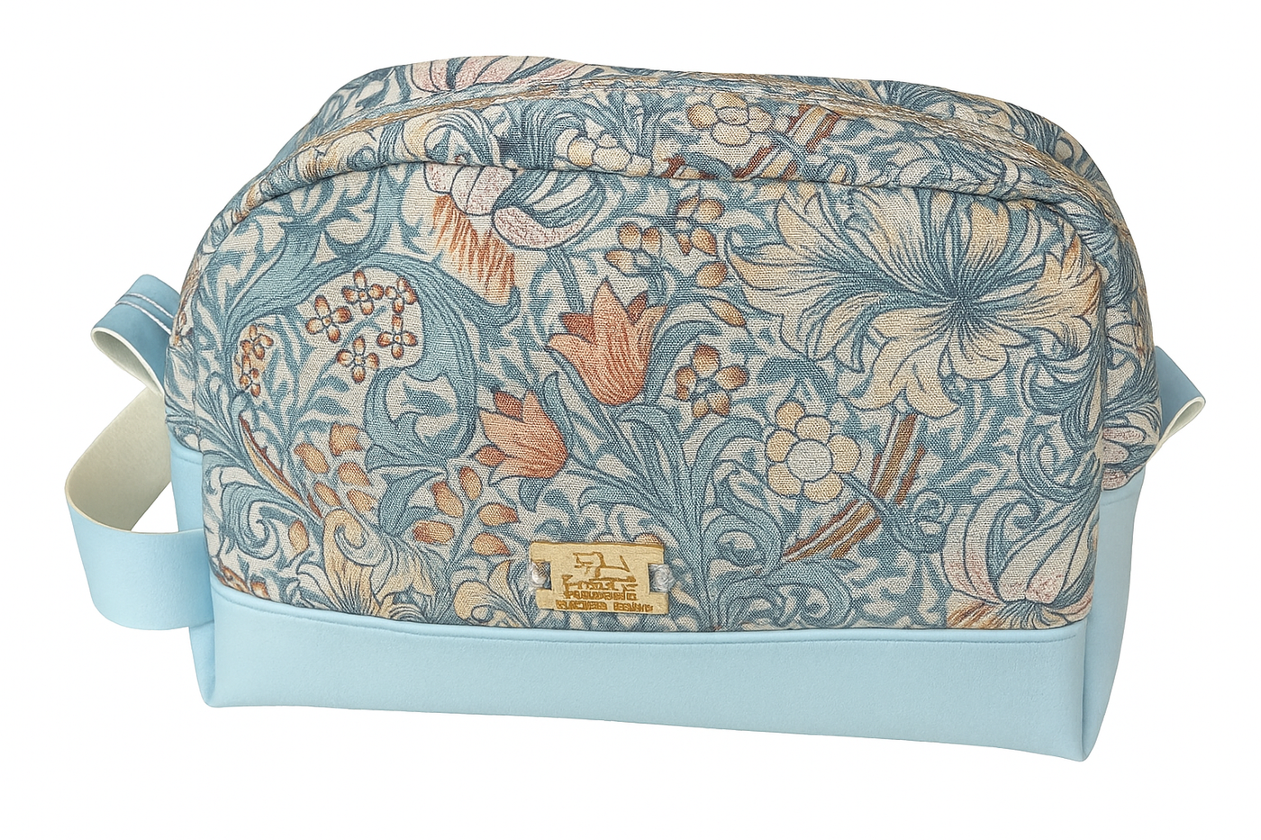 Arched Pouch Blue with Blue Base