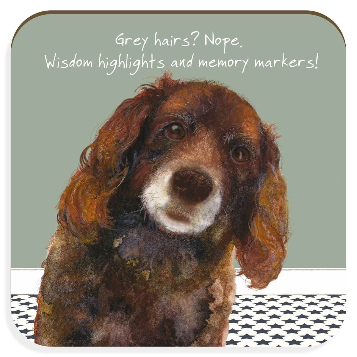 The Little Dog Laughed Coaster - Distinctive Pets