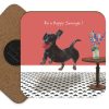 The Little Dog Laughed Coaster
