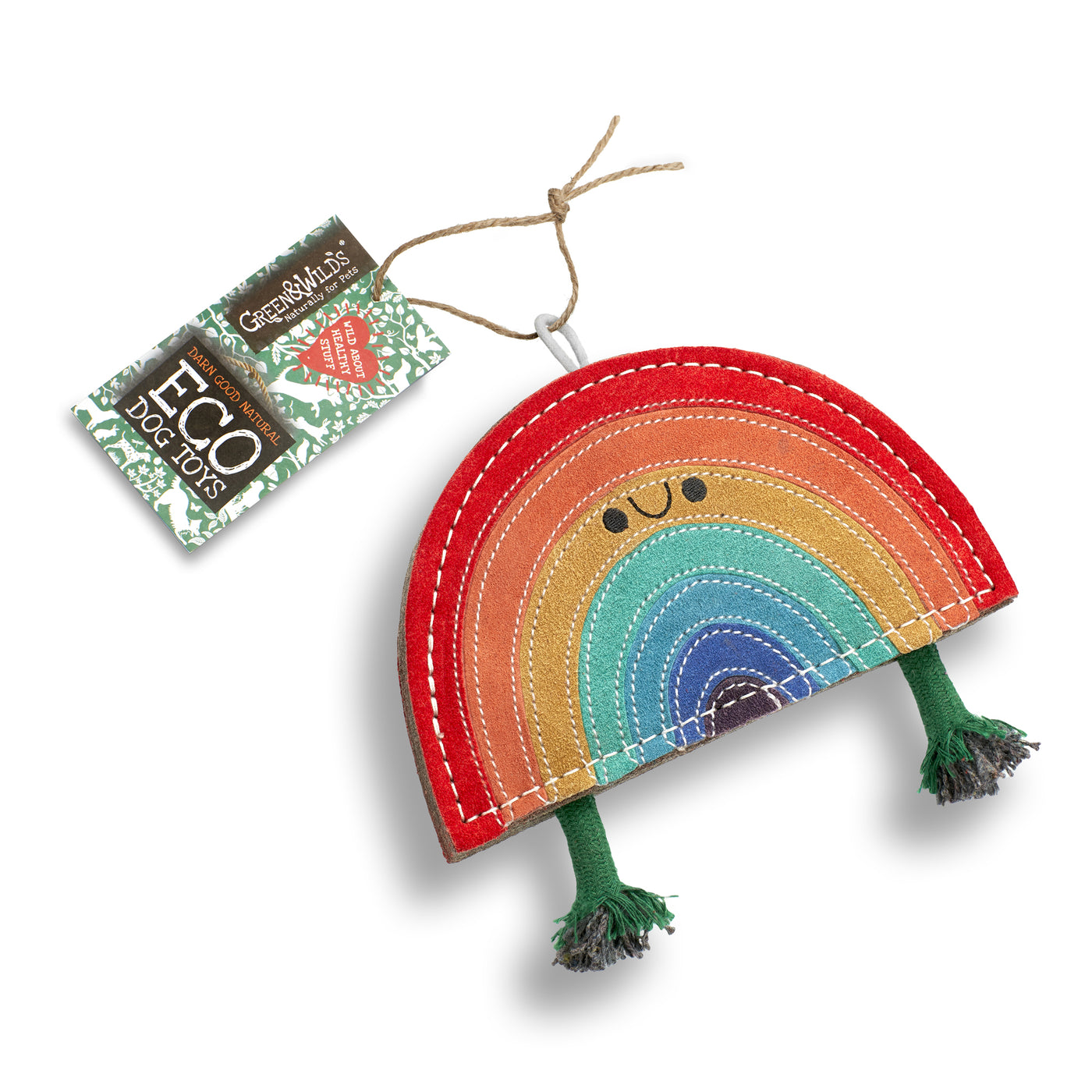 Green & Wild's Rainbow Warrior Eco Dog Toy