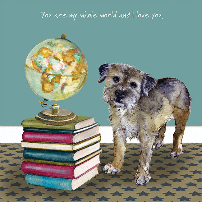 Border Terrier Greeting Card - Distinctive Pets