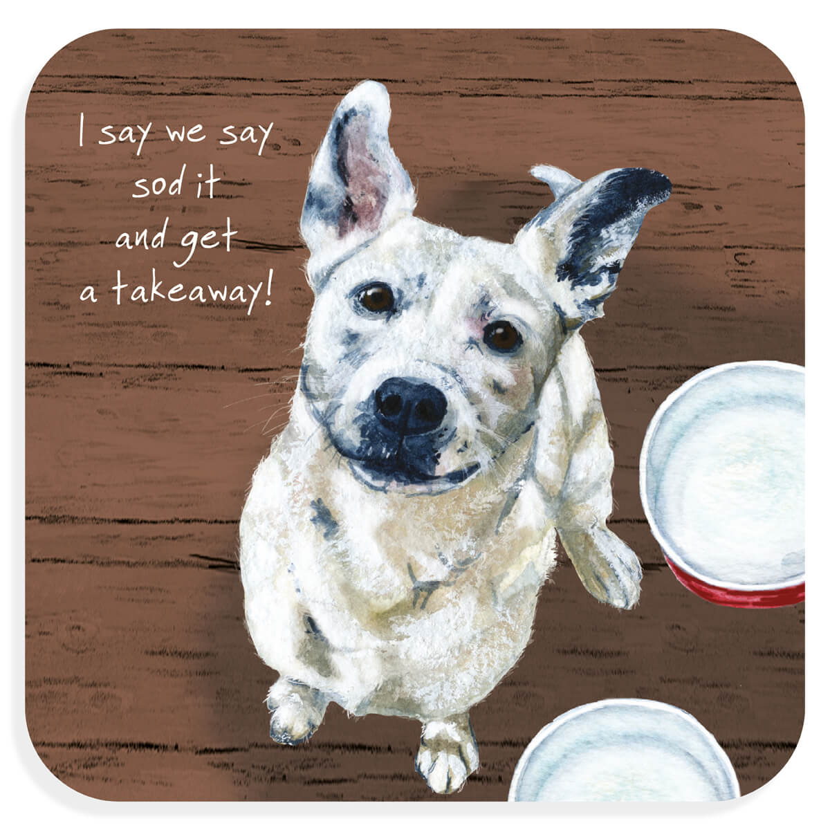 The Little Dog Laughed Coaster - Distinctive Pets