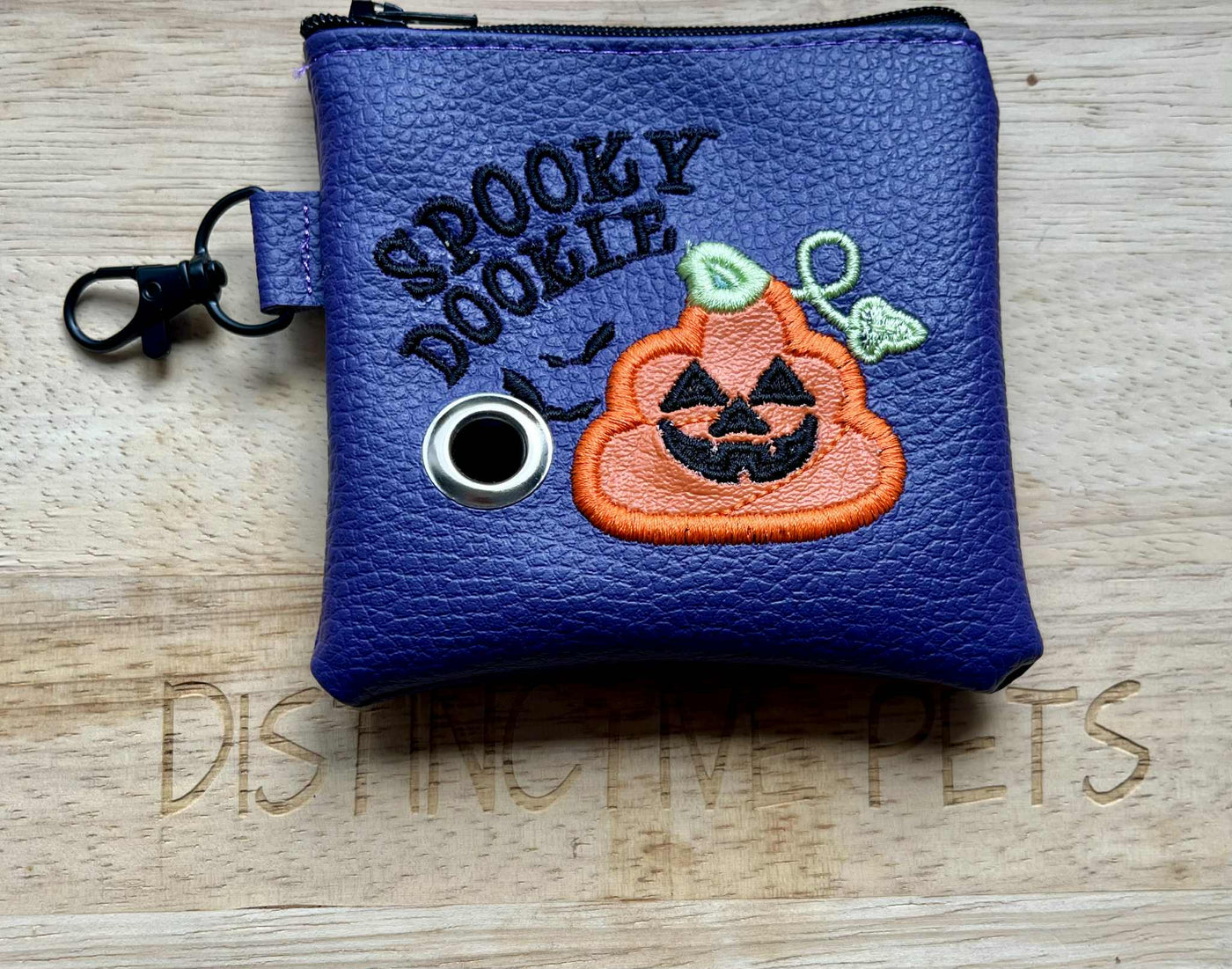 Embroidered Halloween Vinyl Bags