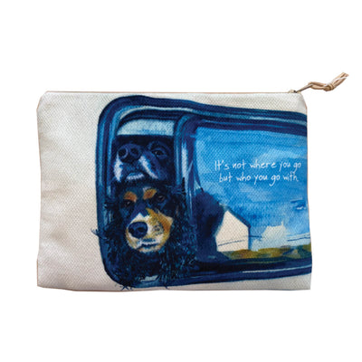 Little Dog Laughed Zip Purse