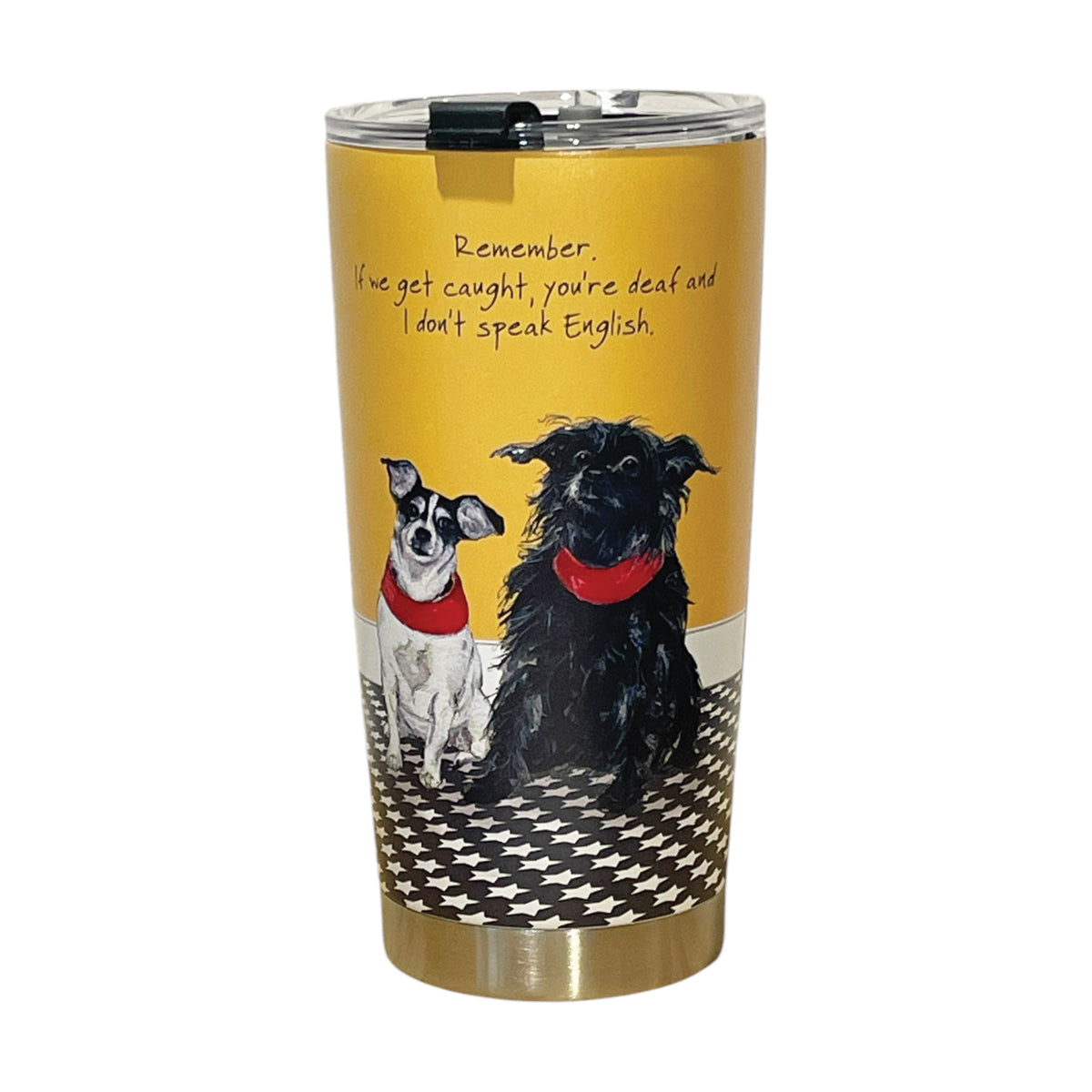 Little Dog Laughed Vacuum Mug