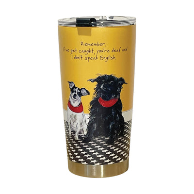 Little Dog Laughed Vacuum Mug