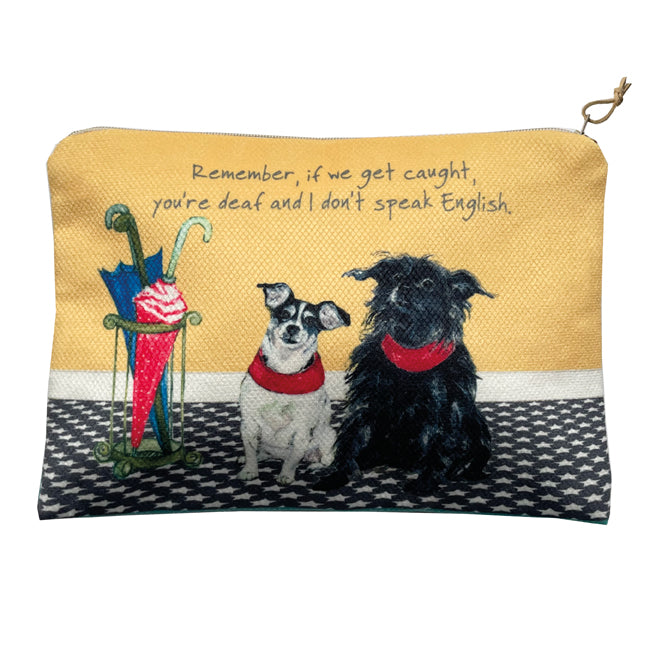 Little Dog Laughed Zip Purse