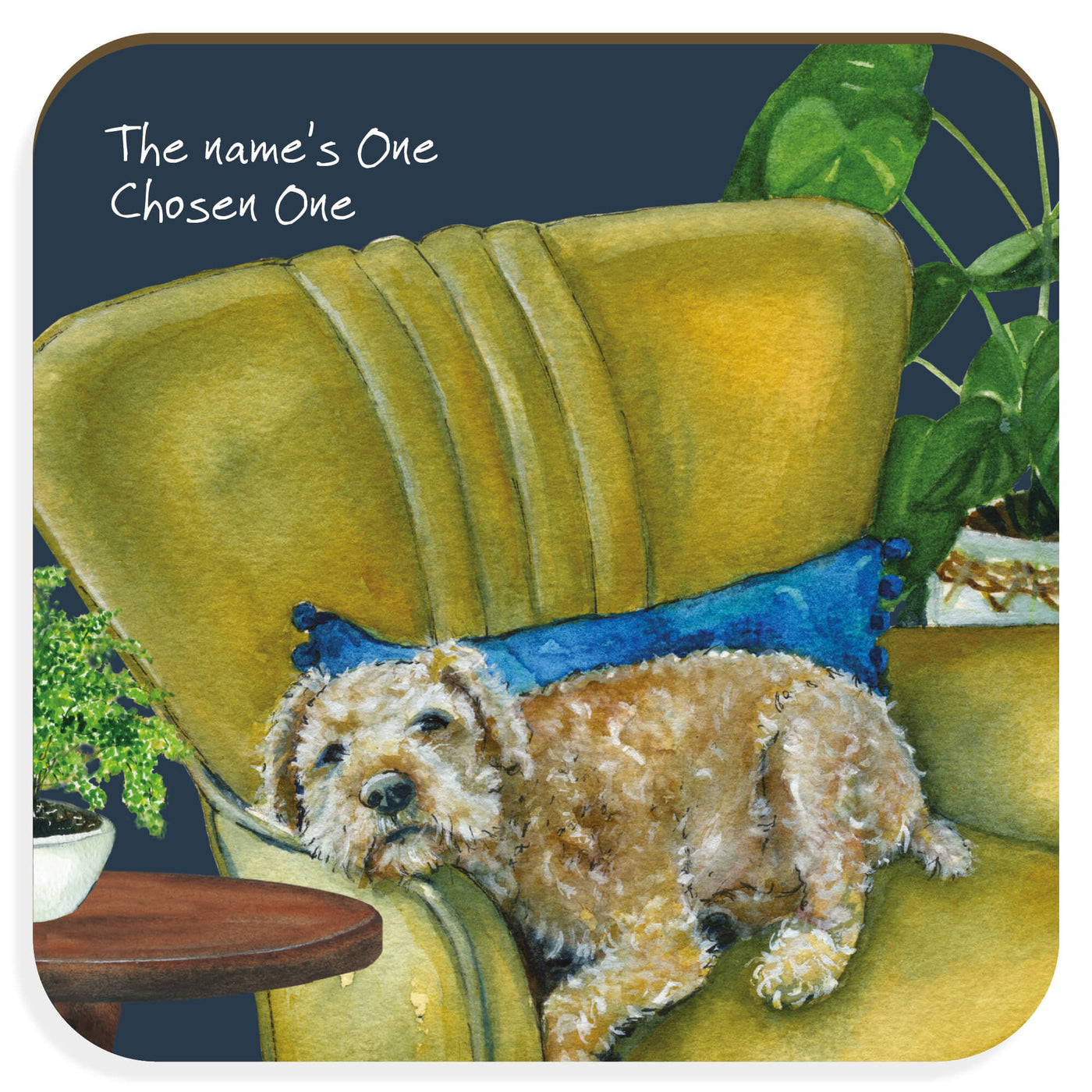 The Little Dog Laughed Coaster - Distinctive Pets
