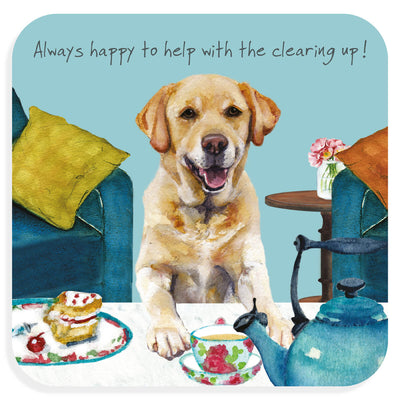The Little Dog Laughed Coaster - Distinctive Pets