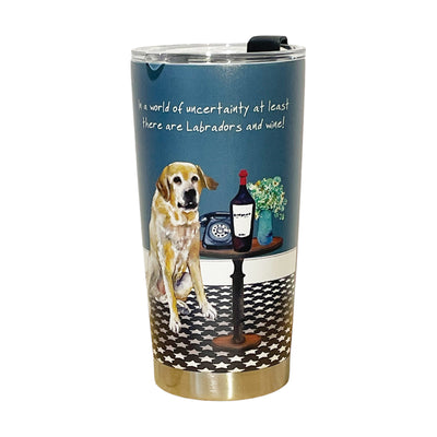 Little Dog Laughed Vacuum Mug