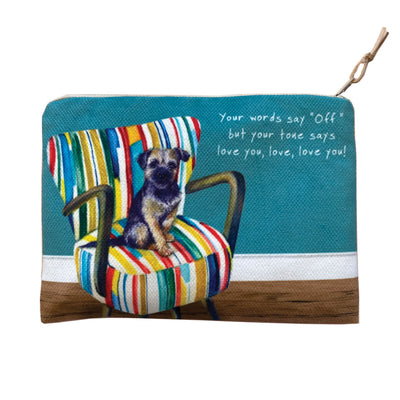 Little Dog Laughed Zip Purse