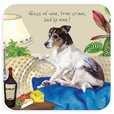 The Little Dog Laughed Coaster - Distinctive Pets