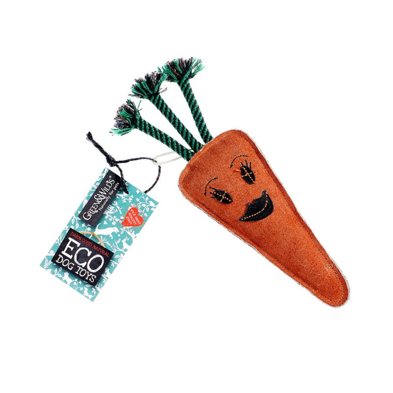 Green & Wilds Candice the Carrot - Eco-friendly toy - Distinctive Pets
