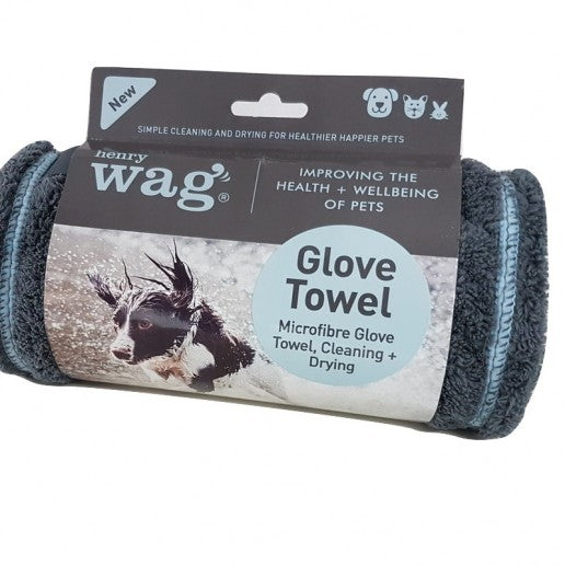 Henry Wag Microfibre Cleaning Glove Towel - Distinctive Pets