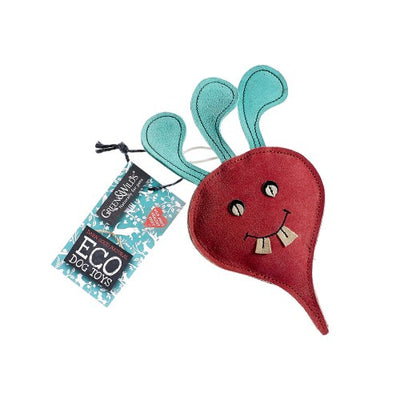Green & Wilds Terry the Turnip - Eco Dog Toy - Distinctive Pets